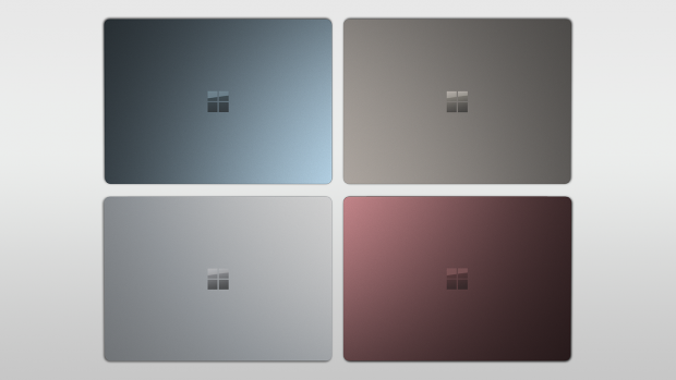 Den Surface Laptop gibt es in vier Farben. (Bild: Microsoft)